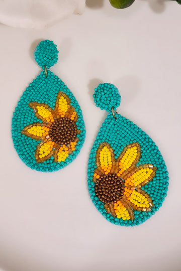 Lolita's Sunflower Seed Beautiful Earrings