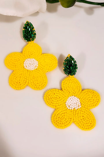 Rita Flower Beaded Earrings