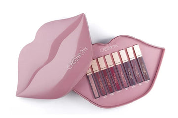 The Lust  lip set Seal the Deal matte lip gloss set in a case